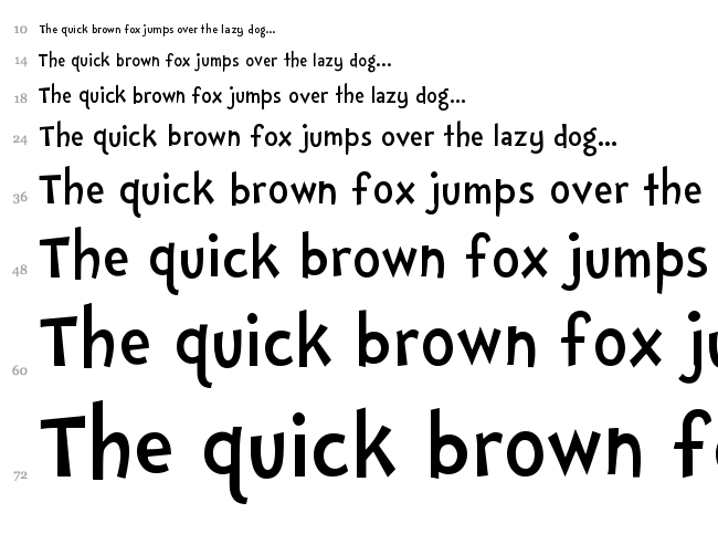 Doctor Soos font waterfall